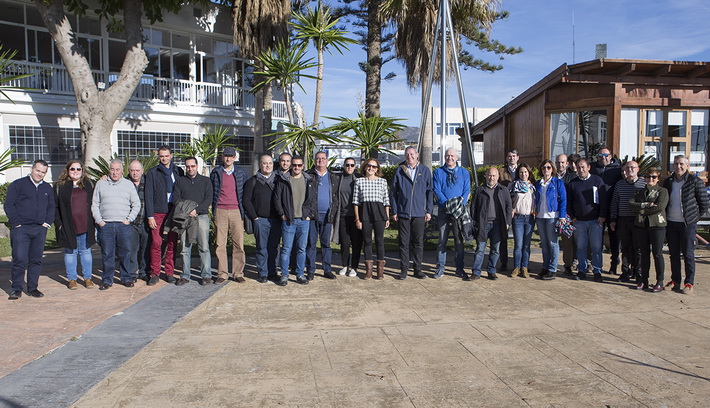 Los periodistas de la Costa se reúnen para celebrar el tradicional desayuno de navidad invitados por la autoridad portuaria de Motril.